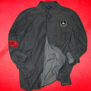 'Ticket to Hell' Button Up